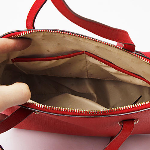 kate spade凯特·丝蓓红色中号斜挎单肩手提贝壳女包A18 商品图4