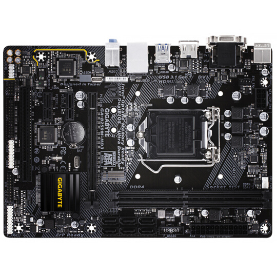 技嘉(gigabyte)b250m-hd3 主板 (intel b250/lga 1151)