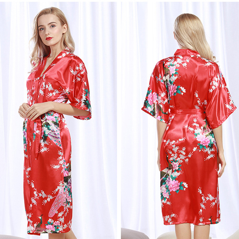 2018春季新款性感丝绸睡衣yt200 - 织布鸟旗袍官方直营店