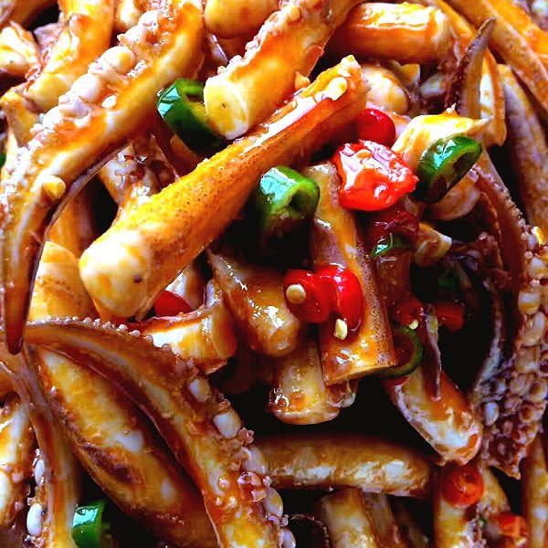 麻辣鱿鱼须