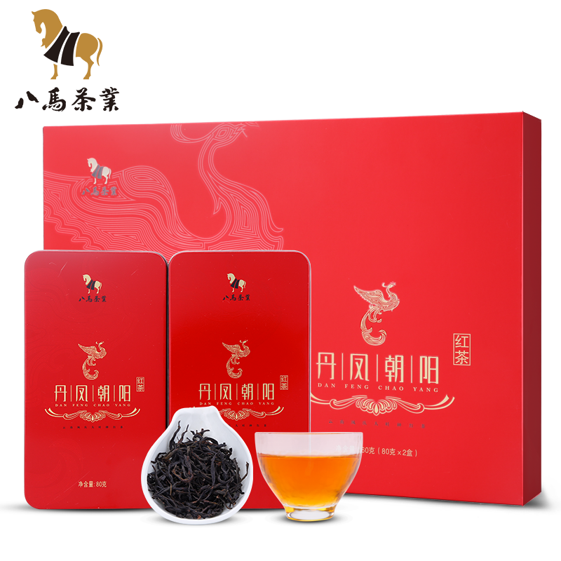 八马|红茶·云南滇红·丹凤朝阳礼盒.160g/盒 d0089