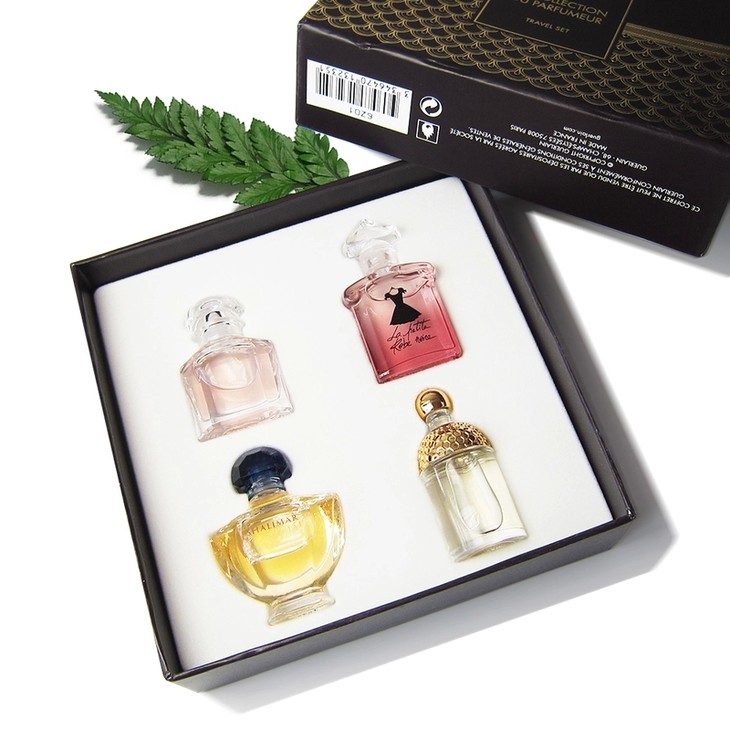 法国 guerlain娇兰小黑裙 花草水语 q版小样香水套装 5ml*3 7