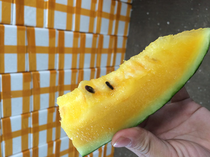 越南黄心黑美人西瓜 甜蜜如它