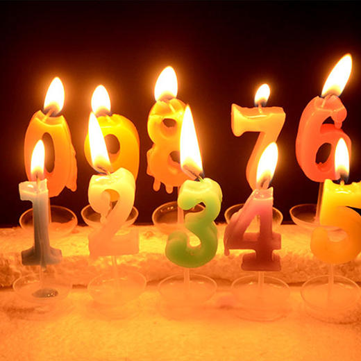 mes每实【数字蜡烛】生日蛋糕 随蛋糕配送单拍不发货 商品图0