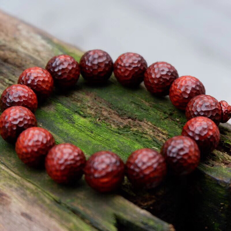 独具匠心|锤纹改版|增加全手工元素印度小叶紫檀老料1.