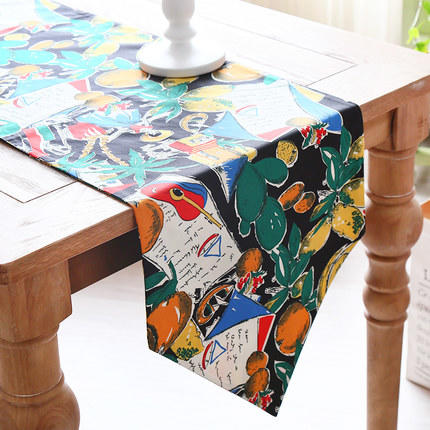 阳春小镇丨纯棉桌旗植物印花 百搭 商品图3