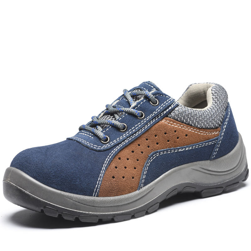 劳保鞋男安全工作鞋防砸防刺穿耐磨实心底运动休闲透气款功能鞋