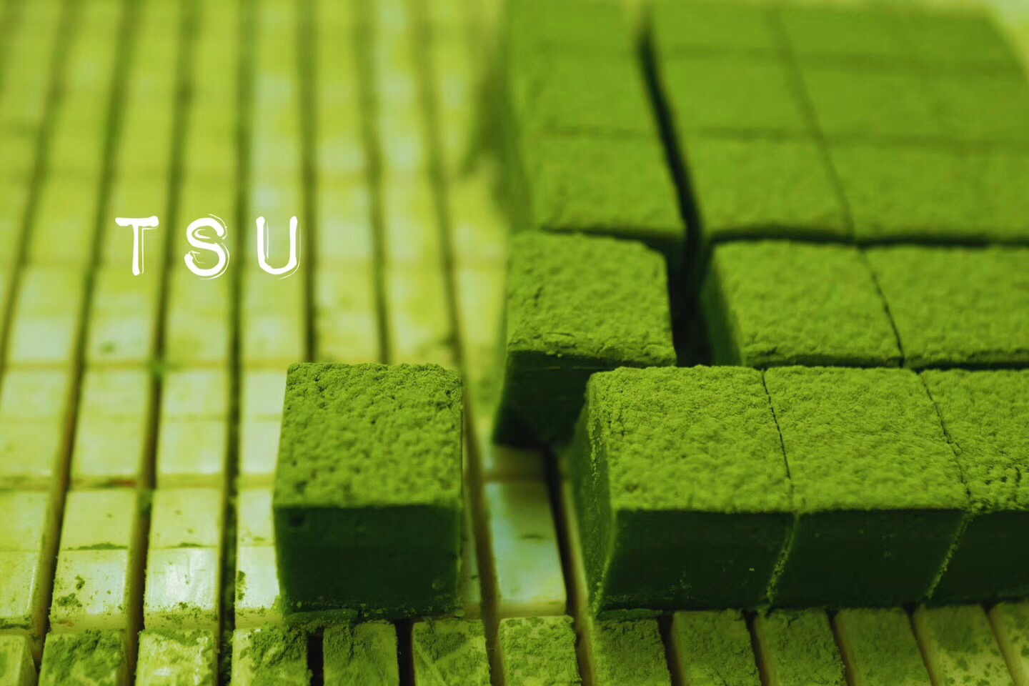 抹茶味 切块生巧 32方块