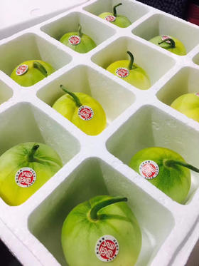 【全国包邮,偏远地区除外】龙山百果园 元宝甜瓜4斤装(12枚装)水分