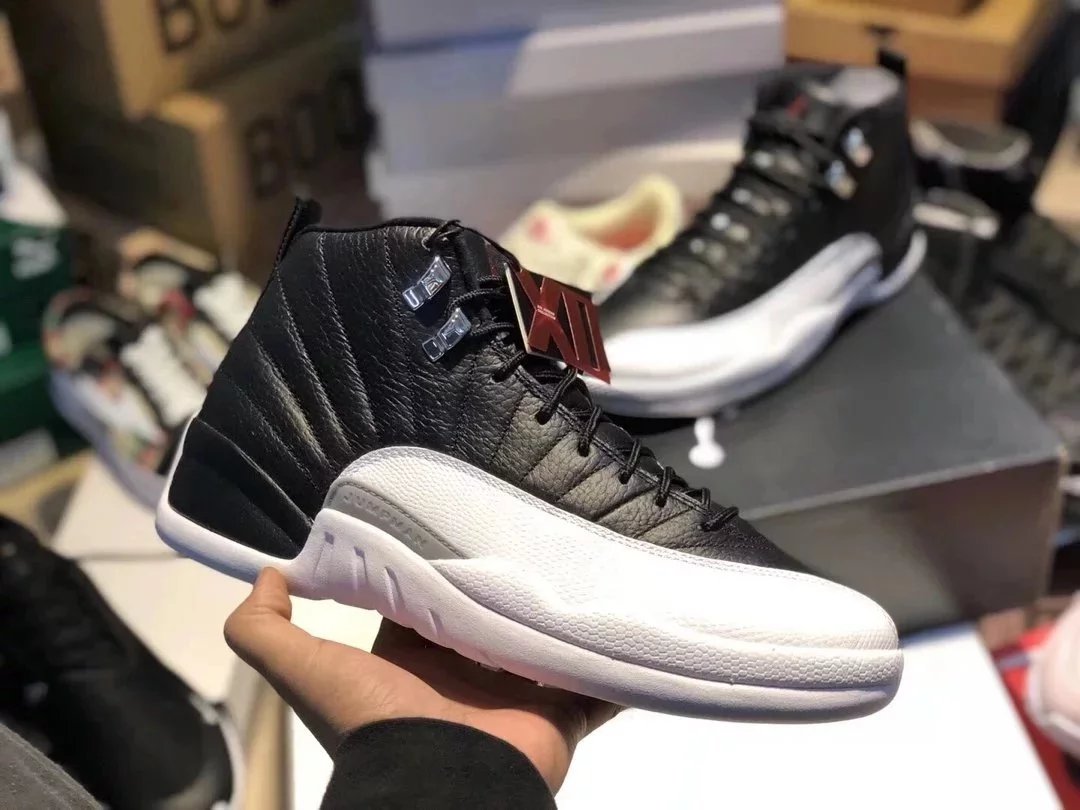 air jordan aj12 乔12 air j 12 retro playoff 季后赛 黑白男鞋篮球