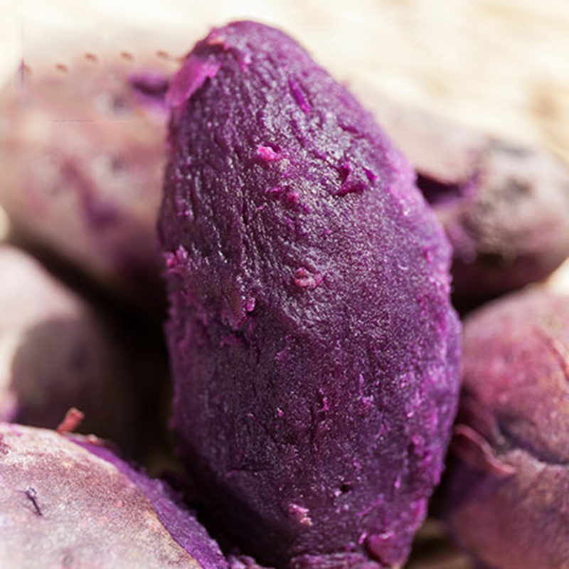 广西小紫薯新鲜现挖地瓜紫芋头紫心紫薯红薯农家自种五斤