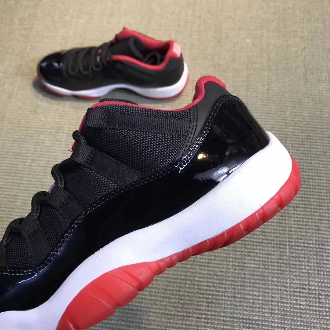 air jordan aj11乔11代黑红低帮男鞋篮球鞋 528895-012