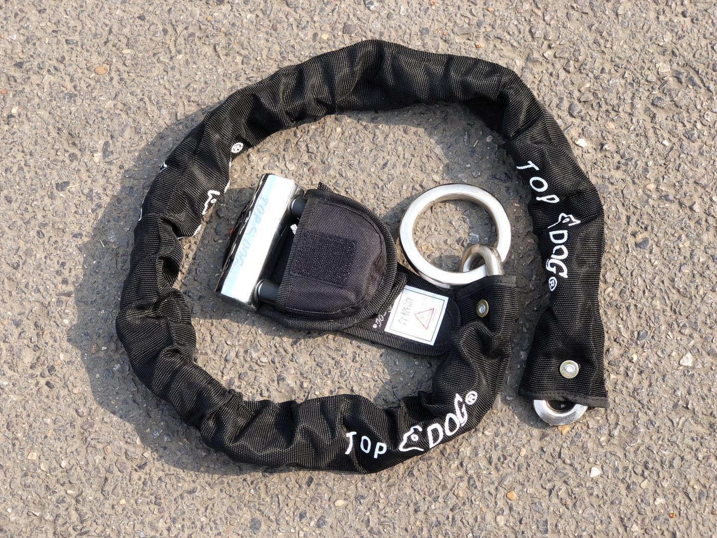 2017狗王锁topdog 009 抗液压剪链锁链条锁摩托车锁空转防尘