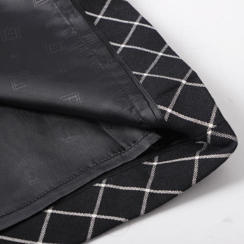 EVENY伊芙心悦 170/78Y码羊毛半裙高腰格子半身裙 E18 商品图3