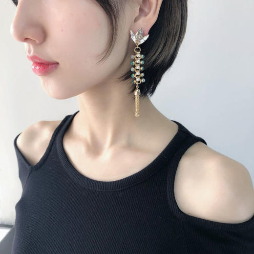 北京仓｜ANTON HEUNIS-Clarisia-绿玛瑙 耳环［西班牙设计师］ 商品图1