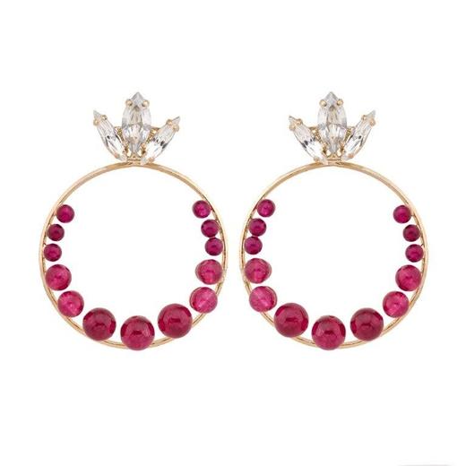 北京仓｜ANTON HEUNIS-Abarema-石榴石英 耳环［西班牙设计师］ 商品图1