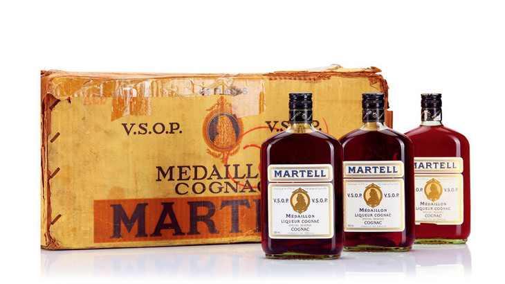 马爹利金牌vsop 80年代(扁瓶 原箱)