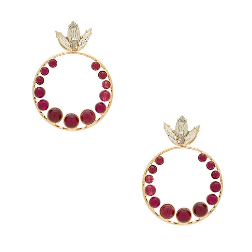 北京仓｜ANTON HEUNIS-Abarema-石榴石英 耳环［西班牙设计师］ 商品图0