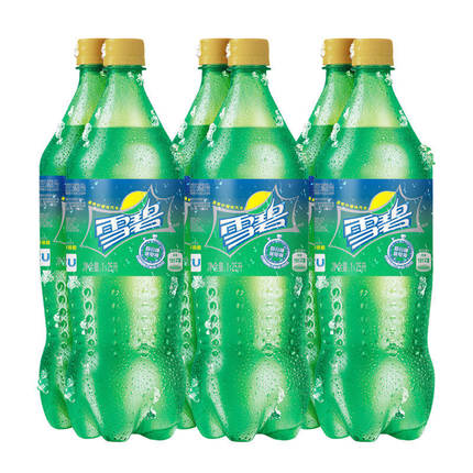 雪碧汽水 1.25l*6瓶 大包装家庭分享装