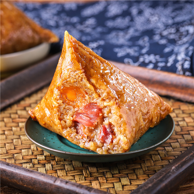 嘉兴手工鲜肉蛋黄粽子120g*6个