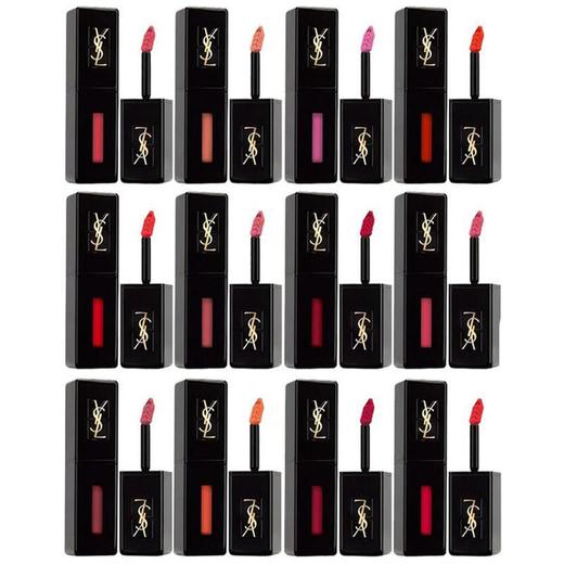 法国圣罗兰YSL 新款黑管唇釉液体唇膏  商品图0