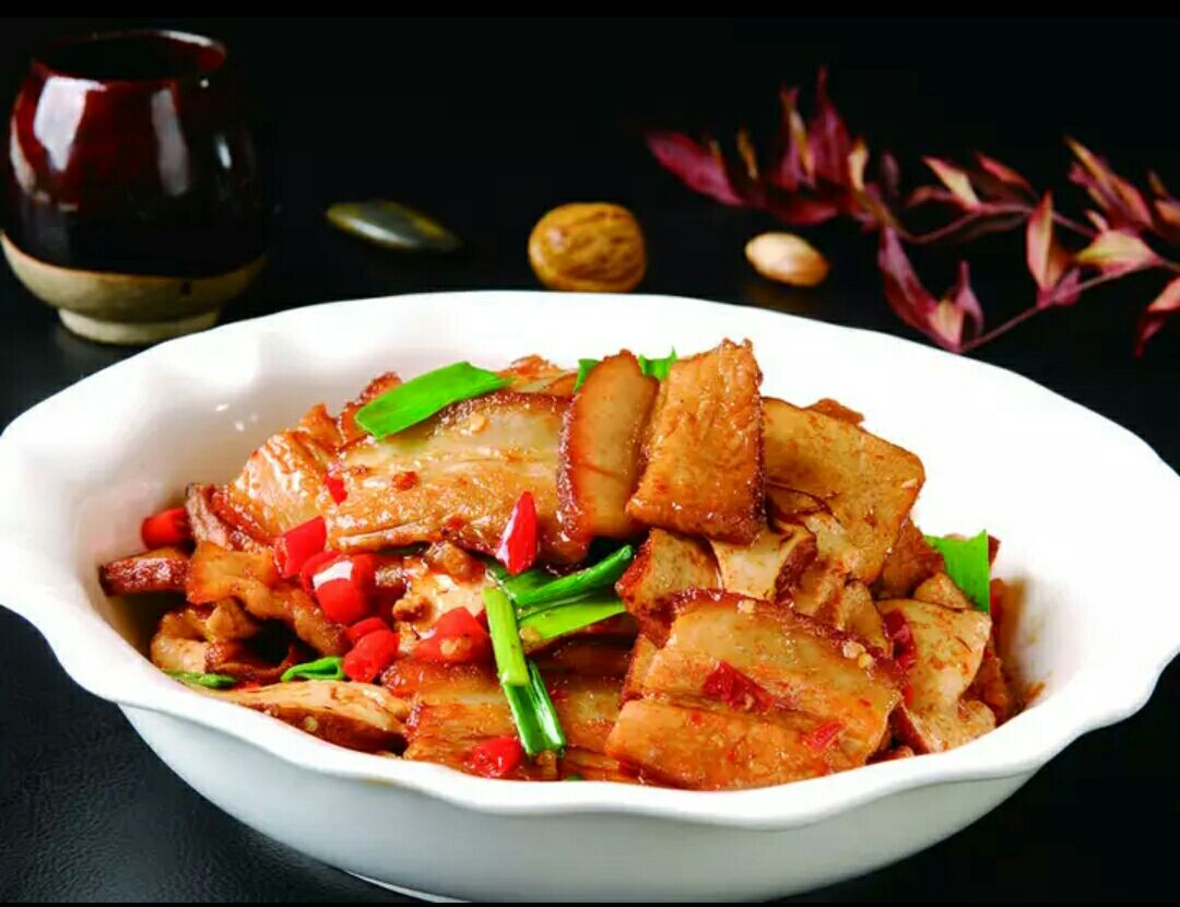 回锅肉炒香干(不含米饭)