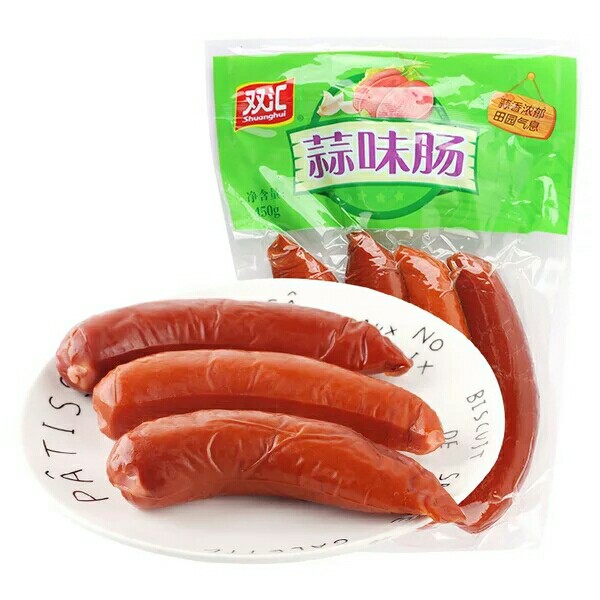 双汇蒜味肠450 g