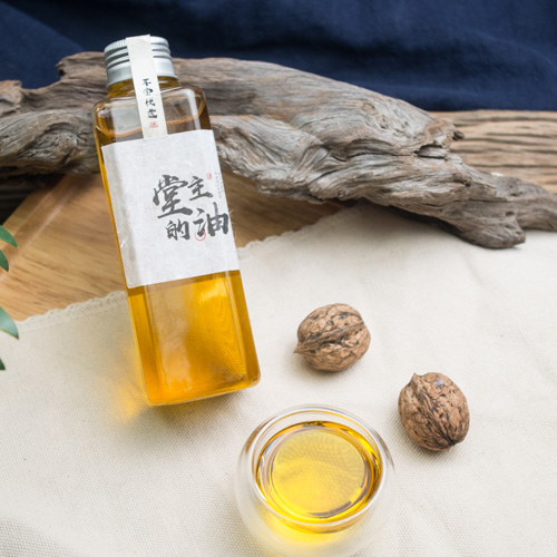草堂优选农家自榨野生纯核桃油 婴幼儿宝宝孕产妇食用油dha媲美进口