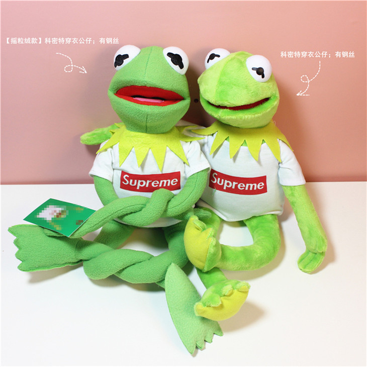 明星同款*supreme*青蛙公仔芝麻街科密特青蛙