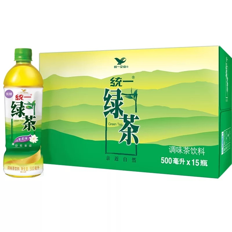 統一綠茶低糖500ml