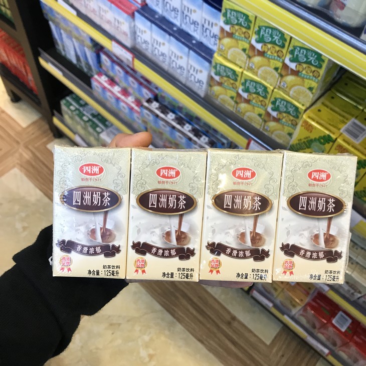四洲奶茶 香滑浓郁 125ml*4