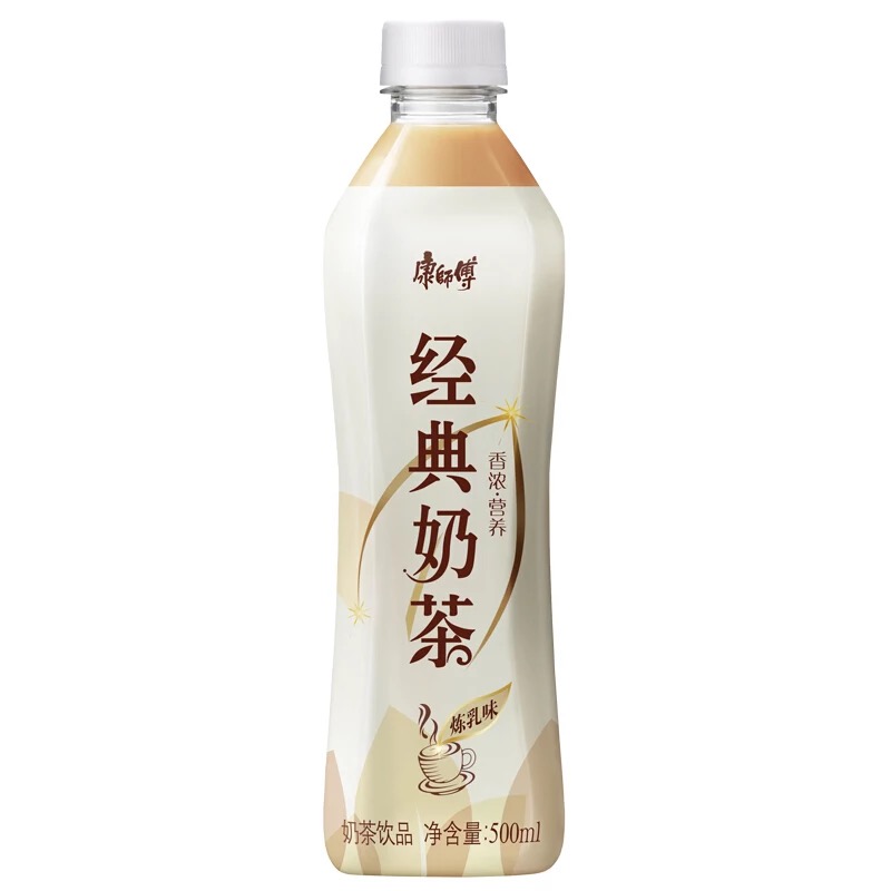 康师傅经典奶茶香浓炼乳味500ml