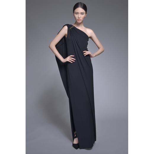 雅典娜单肩晚礼服 商品图4