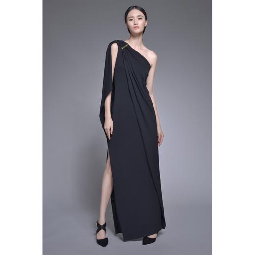 雅典娜单肩晚礼服 商品图2