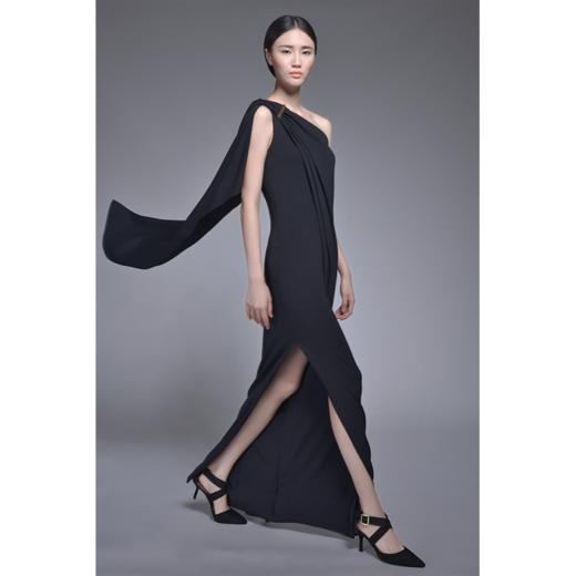 雅典娜单肩晚礼服 商品图3