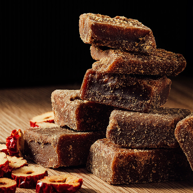 【方家铺子_桂圆红枣黑糖】桂圆红枣红糖台湾原产黑糖块250g