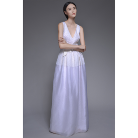 奢华欧根纱晚礼服