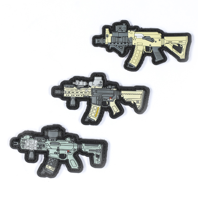 【国产原创】q版立体枪械魔术贴套装