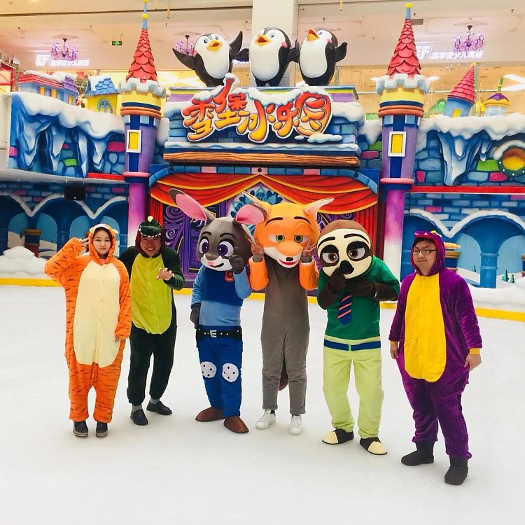 9元】1500平真冰畅玩 疯狂动物城人偶表演 冰车巡游 超多礼品