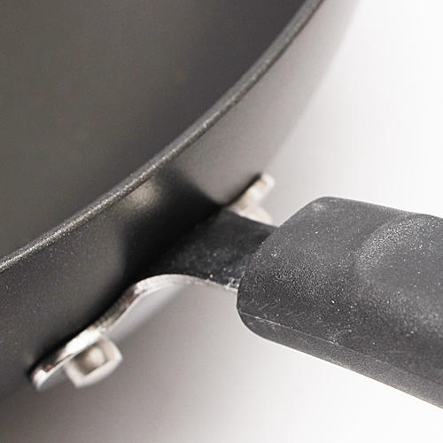 美亚黑色30cm玻璃盖不粘锅单柄炒锅家用C28 商品图4