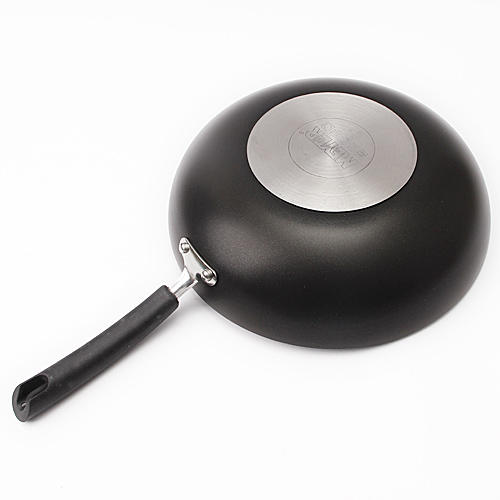 美亚黑色30cm玻璃盖不粘锅单柄炒锅家用C28 商品图2