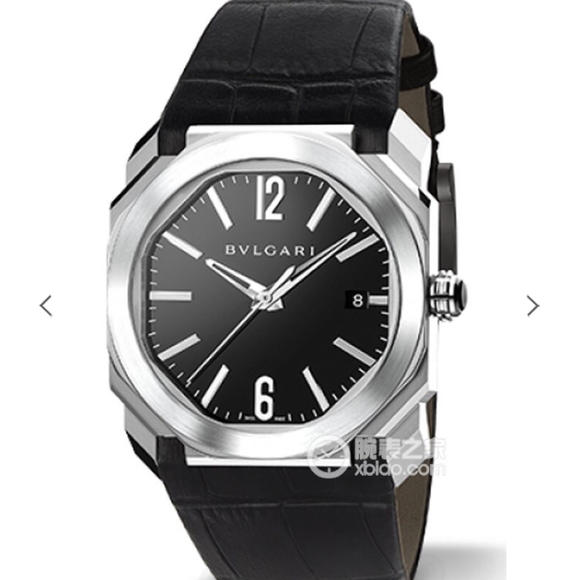 宝格丽 octo系列101964腕表,表径41x10mm,100%进口316l精钢表壳使用