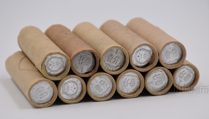 2005-2017年1分硬币各一卷(2014,2016未发行1分币),该套硬分币大都未