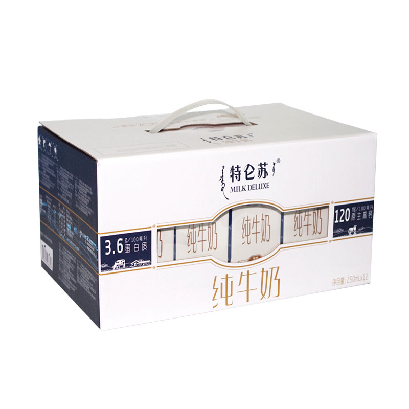 【食品】蒙牛 特仑苏纯牛奶 250ml*12/箱