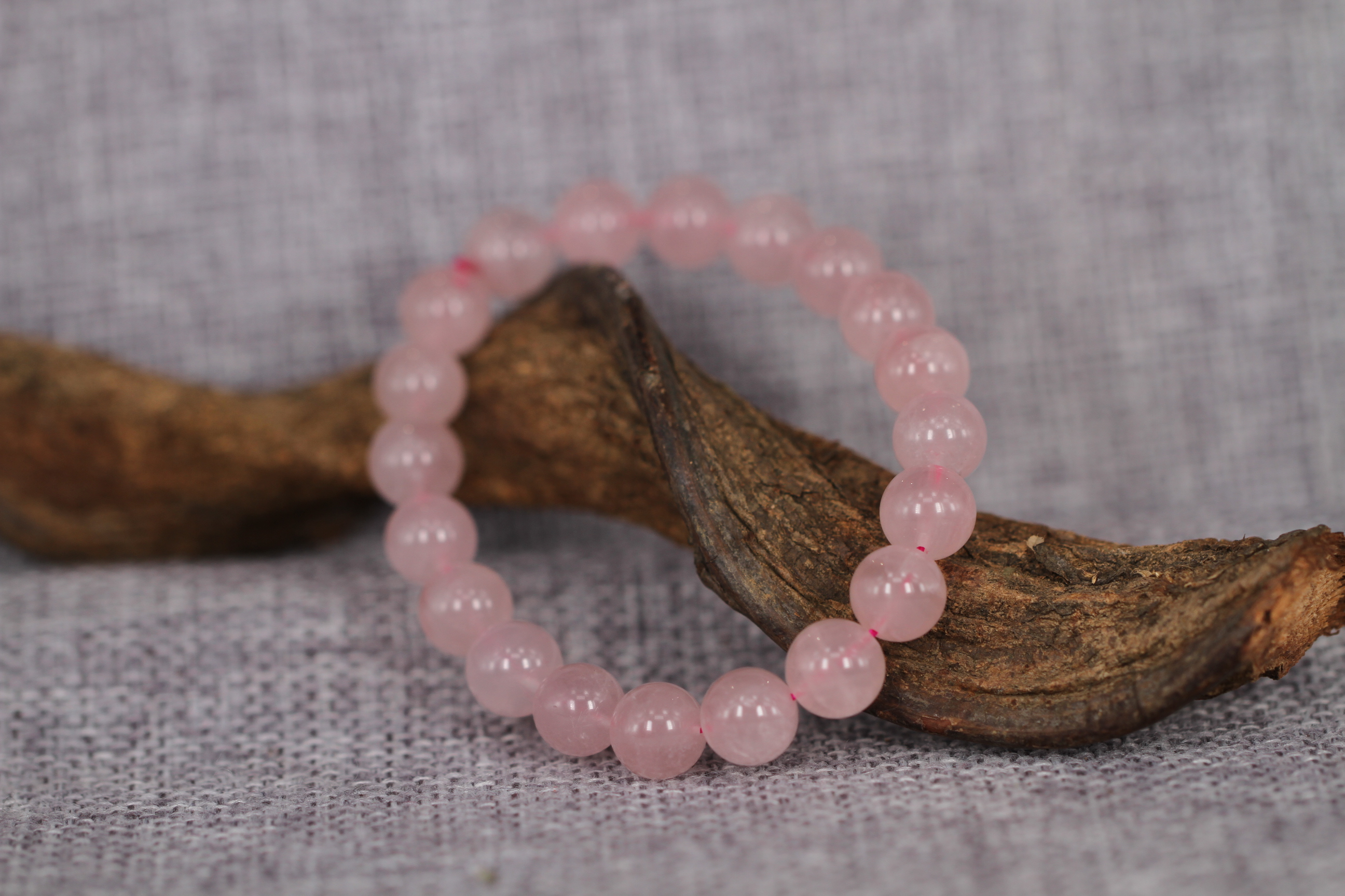 东星 粉水晶10mm手链 桃花手链 招桃花