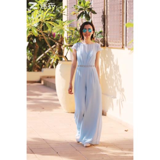 清风徐来钻饰连体裤 商品图0