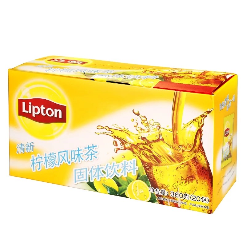 lipton 立顿 柠檬风味茶 固体饮料 360g(20包)