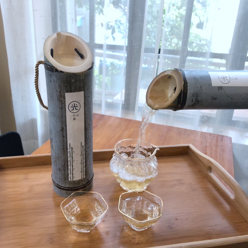 竹之光,10年高粱陈酿,天然竹香孕育米酒