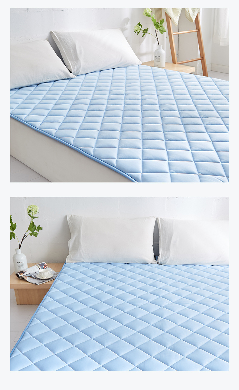 日本黑科技凉感冰丝床垫床褥冷感轻薄清凉爽夏季透气榻榻米垫子防滑