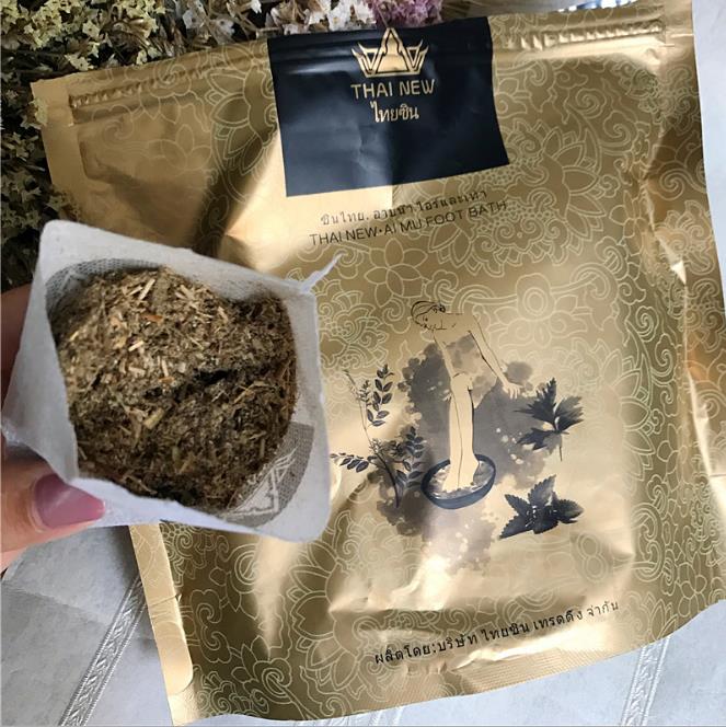 【足疗】泰国泰新艾沐足浴包袋中草药艾叶泡脚艾草粉除湿驱寒